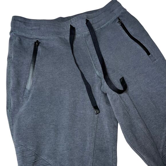Alo Yoga gray Urban Moto Sweatpants joggers women's size XS - Picture 7 of 9